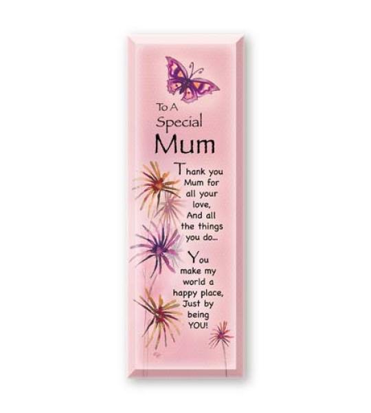 treasured setiments plaque - mum