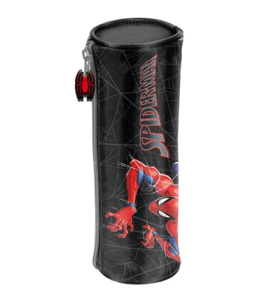 spiderman round pencil case