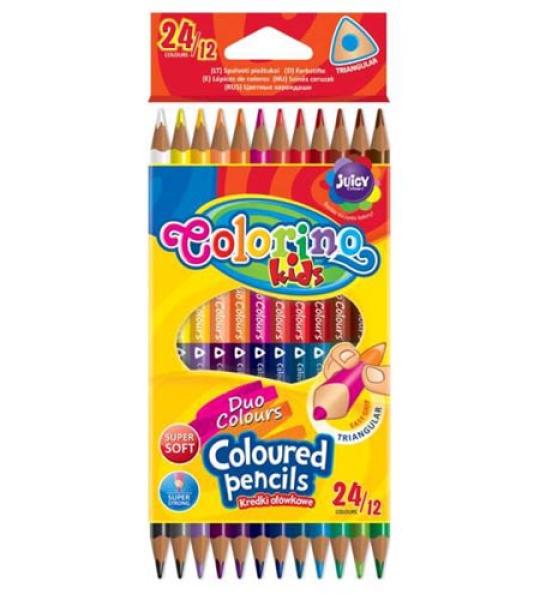 PENCIL COLOURS TWIN TIP -DOUBLE COLOURED