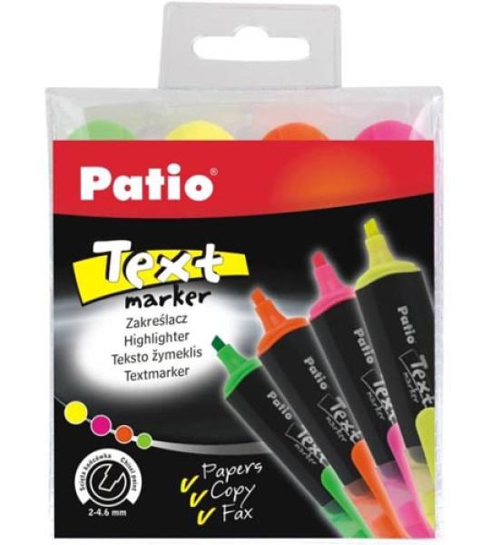 HIGHLIGHTER WALLET X 4PCS ASSORTED