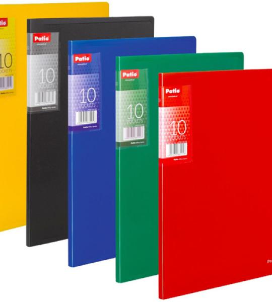 DISPLAY BOOK A4 X 10 POCKETS BLACK