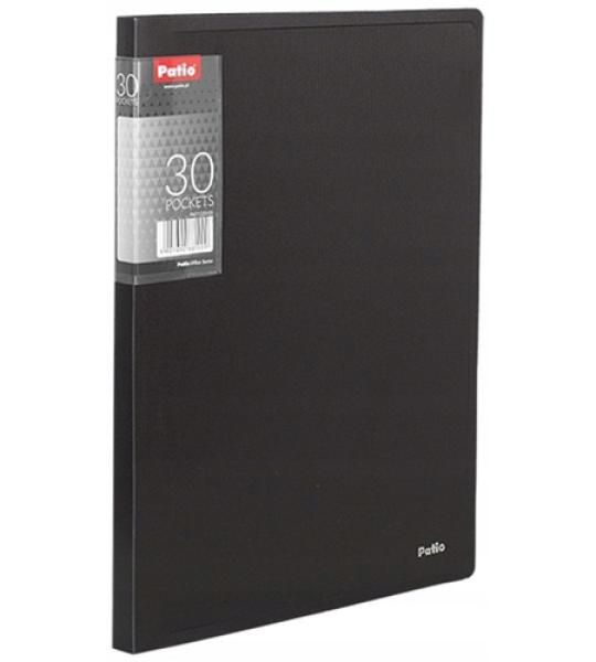 DISPLAY BOOK A4 X 30 POCKETS BLACK