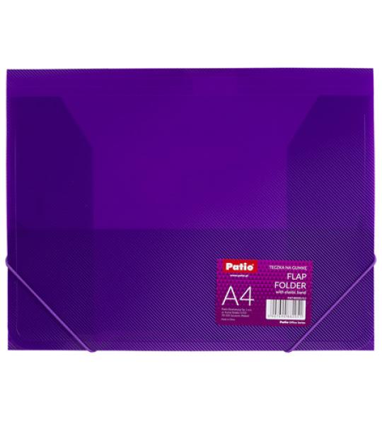 FOLDER WITH FLAP A4 - PURPLE