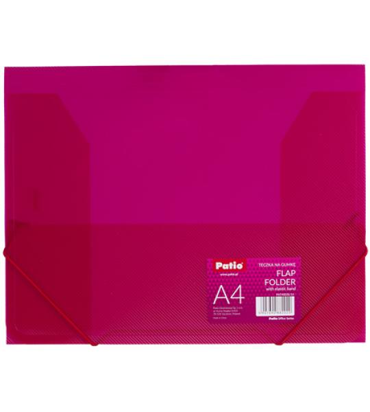 FOLDER WITH FLAP A4 - PINK