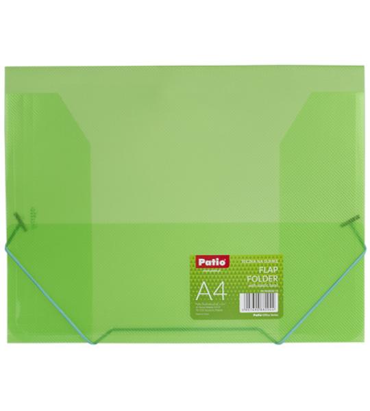 FOLDER WITH FLAP A4 - GREEN