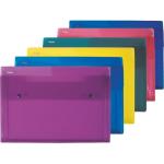 A4 DOCUMENT FOLDER+2 BUTTONS TRANS. PURP