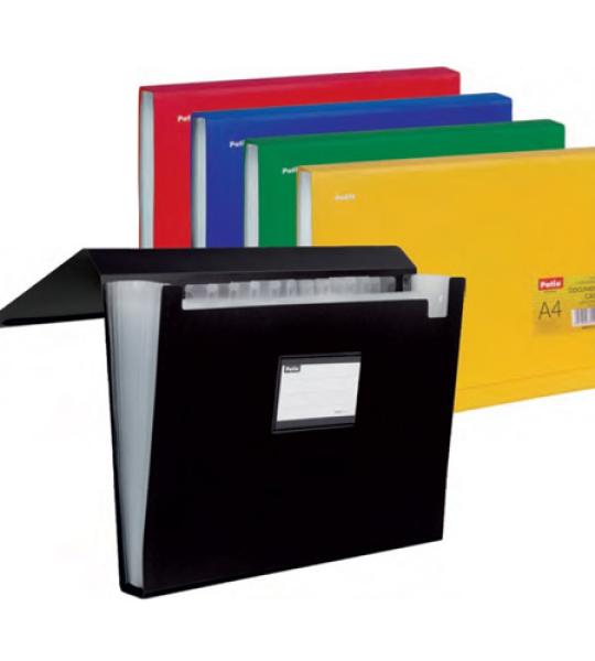 EXPANDING FILE A4 X 12 DIVIDERS NAVY BLU