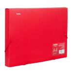 DOCUMENT CASE A4 30MM RED ELASTIC PP