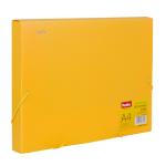 DOCUMENT CASE A4 30MM YELLOW ELASTIC PP