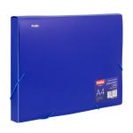 DOCUMENT CASE A4 30MM BLUE ELASTIC PP