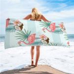 Beach Towel rectangular 170x90 Flamingo REC46WZ5