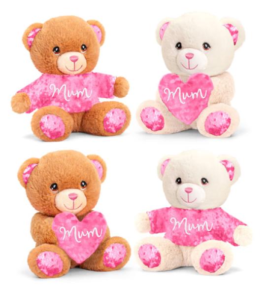 15cm keeleco mothers day sentiments bear
