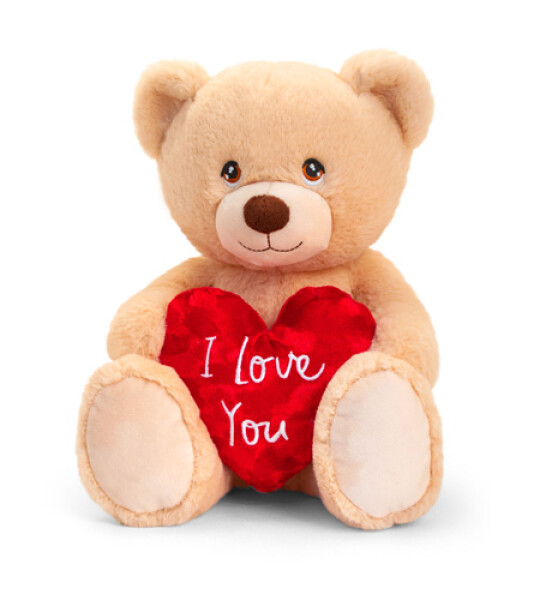 45cm keeleco honey wafe bear w/heart