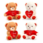 15cm keeleco valentines sentiments bear