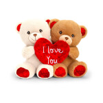 20cm keeleco valentines hugging bears