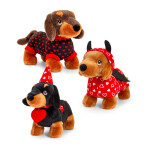 25cm keeleco valentines sausage dog 3 as