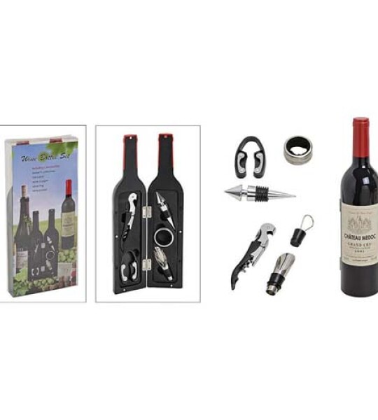 GIFTSET WINE PLASTIC BOTTLE